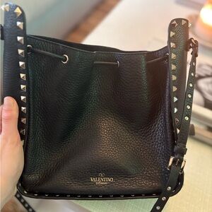 Valentino Black Studded Women's Bag